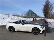 ABARTH 124 spider　今年初オープンで走りました。