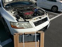 ラジエター交換、久々の車弄り