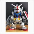 続✖️51【ガンダムコンバージ】ガンダムの墨入れと部分塗装（OPRATION V SET③）