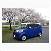 雨直前の桜と4月のCARミー ...