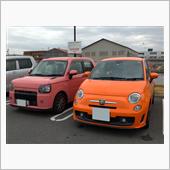 アバルト500 とツーショッ ...
