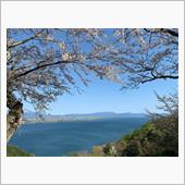 両親と花見がてら、琵琶湖ドラ ...