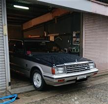 ローレルさん、車検終了。雨のばかやろう・・・ ローレルさん、車検終了。雨のばかやろう・・・