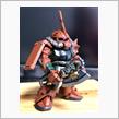 続✖️56【ガンダムコンバージ】ガルマ専用ザクIIの墨入れと部分塗装