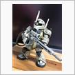 続✖️57【ガンダムコンバージ】ザクIスナイパータイプの墨入れと部分塗装