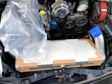 RX-7(FD3S)冷却システムレイアウト変更　-ラジエター再製作/変更-