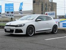 トータルアライメント調整..VWシロッコ　H＆Rサスペンション