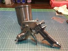 エアースプレーガンの液漏れ対策