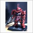続✖️58【ガンダムコンバージ】THE ORIGIN シャア専用ザクII（劇場限定メタリックver.）の墨入れと部分塗装