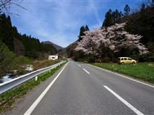 長野県道354号馬曲木島停車場線を行く