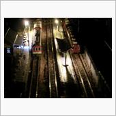 養老鉄道ジオラマ製作２　夜景