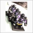 続✖️63【ガンダムコンバージ】ザクI（黒い三連星カラー）の墨入れと部分塗装