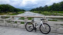 クロスバイクFX3でポタポタ　京都市内最南端へ