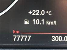もしかして　初めて77,777km