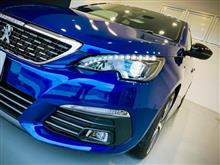 プジョ−308SW 実車と初対面