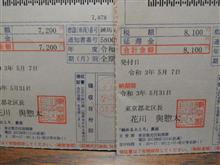軽自動車税『納税完了』(^^♪