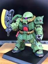 続✖️66【ガンダムコンバージ】ザクII改の墨入れと部分塗装