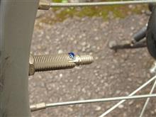引き続き自転車のメンテ