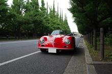 早朝外苑いちょう並木まで