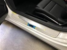 ポルシェ 911 カレラ Ｓ のスカッフプレートに ハーフグロスを施工！