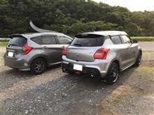 前車ノートと初コラボ