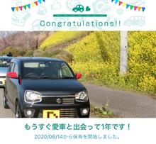 愛車と出会って1年！