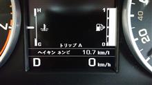 燃費新記録達成です。