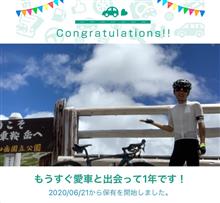 愛車と出会って1年！