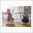 上田電鉄別所線🚋鉄道むすめ🎀八木沢まいちゃん❤️と別所線イメージキャラクター北条まどかちゃん❤️