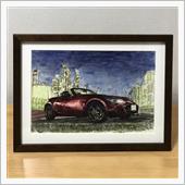 愛車の水彩画