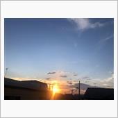 茜色 夏色の夕焼け