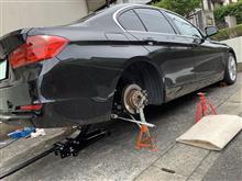 サスペンションをMスポーツ用に交換しました サスペンションをMスポーツ用に交換しました