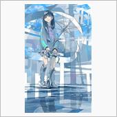 大きなバケツと夏の雨