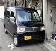 曇り空だからこそ!?タウンボ洗車(;^_^A