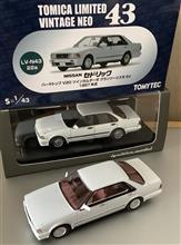 1/43IGとTLVのY31セドグログランツーリスモSV(白)2台です♪ 1/43IGとTLVのY31セドグログランツーリスモSV(白)2台です♪