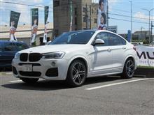 リヤブレーキパッド交換...BMW X4 3.5i ディクセルタイプM