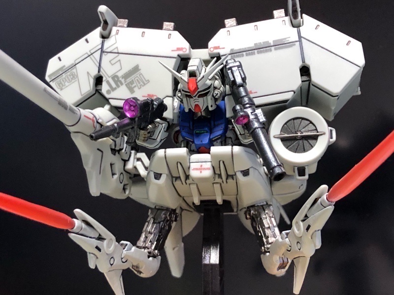 続 85 ガンダムコンバージ デンドロビウムの墨入れと部分塗装 ゴルゴ13翻のブログ みんカラ