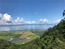 彦根市　荒神山にセルボで数十年ぶりに登ってみました。