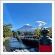冠雪姿のような 笠雲富士山🗻✨
