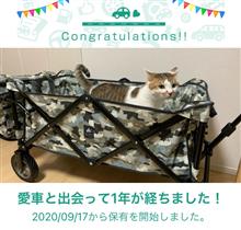 愛車と出会って1年！