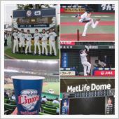 野球観戦（埼玉西武vs千葉ロ ...