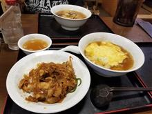 安城北部の中華料理屋にて天津麺と焼肉飯を愉しむ