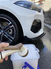 ナビアップデート出来ずに、洗車に逃避