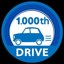 ハイドラ1000回ドライブ　仙人称号バッジ