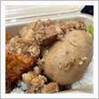 ランチボックスで唐揚げルーロー飯