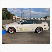台風一過洗車　MUSTANG