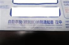 ２０２１自動車税納税通知書