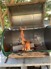 石焼き芋グリル　小改造と火付け式