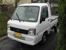 軽トラの洗車に全力出してみた。