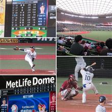 野球観戦（埼玉西武vs東北楽天）